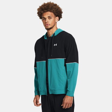 Tričko Under Armour Zone Gewebte Jacke für Herren Circuit Teal / Schwarz / Weiß S Tyrkysová | 1383400-464, 0