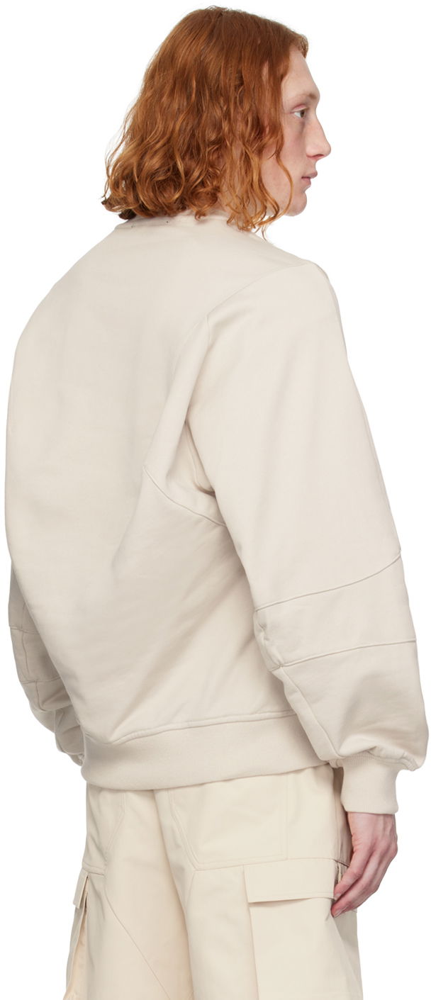 Plicate Detail Sweatshirt