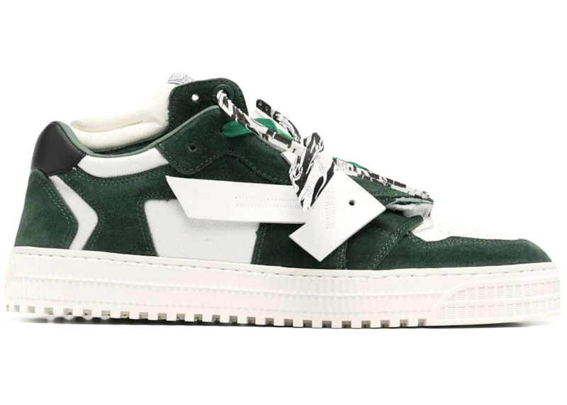 Tenisky a topánky Off-White Floating Arrow Low White Green Zelené | OMIA151S21LEA0010155