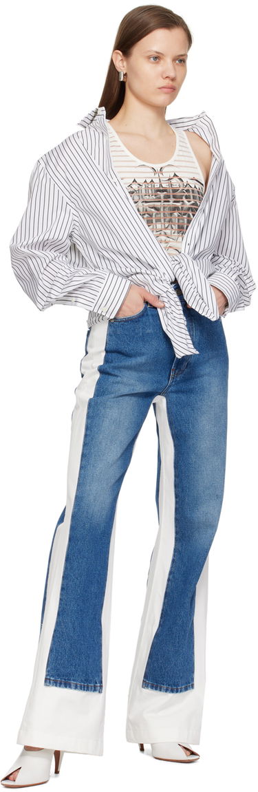 Džínsy Jean Paul Gaultier Gaultier Paneled Flare Jeans Modrá | 24/25-F-JE125I-D013-5701, 3