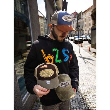 Šiltovka Von Dutch Kent Trucker Velvet Khaki/Sand Zelené | VD7030163, 7