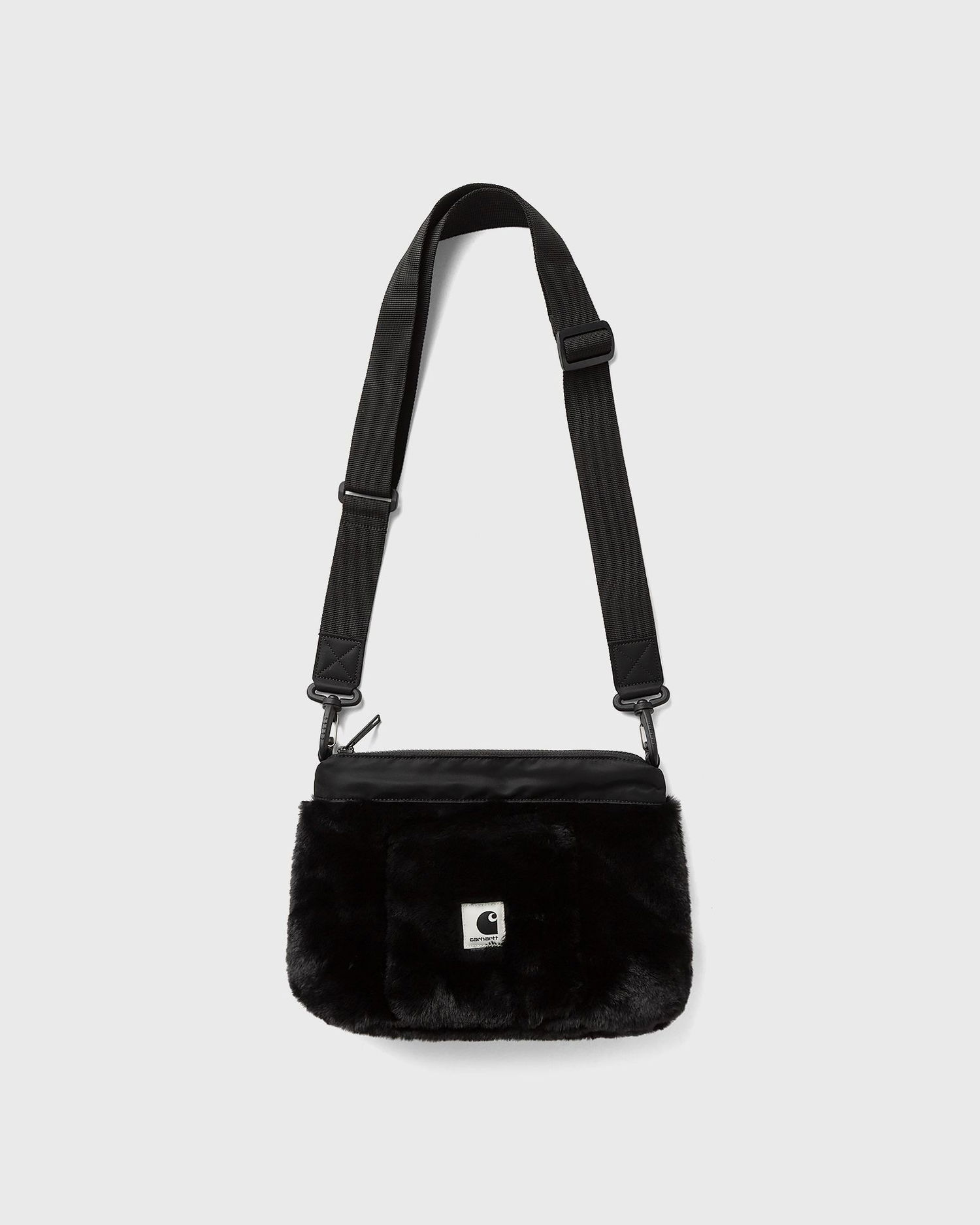 Taška cez rameno Carhartt WIP Olney Faux Fur Bag Čierna | I035360-89.XX, 1