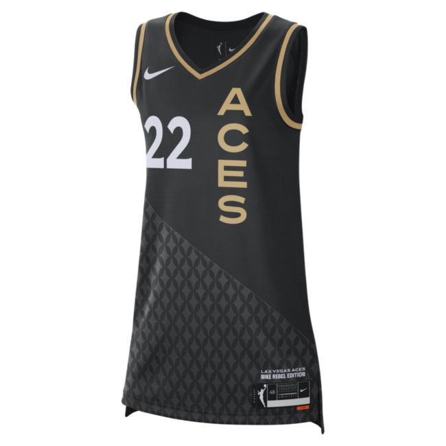 Dres Nike A'ja Wilson Aces Rebel Edition Dri-FIT WNBA Victory Jersey Čierna | DJ4575-011, 1