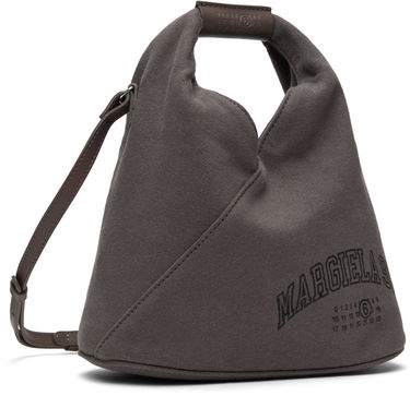 Taška cez rameno Maison Margiela MM6 Maison Margiela Sweat Varsity Print Crossbody Bag Šedá | SB6WD0026 P7261, 1