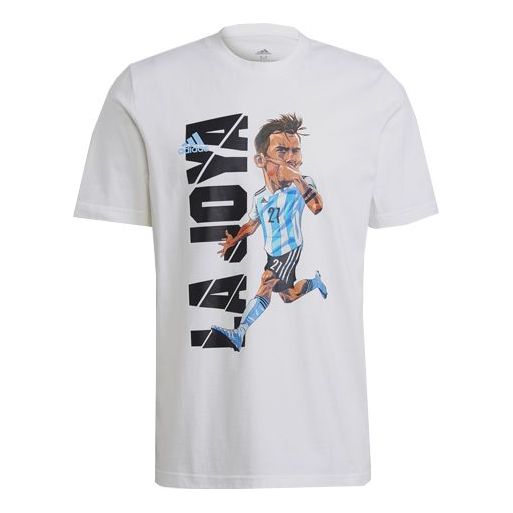 Dres adidas Originals Dybala Icon Graphic Football T-Shirt Biela | HA5453, 0