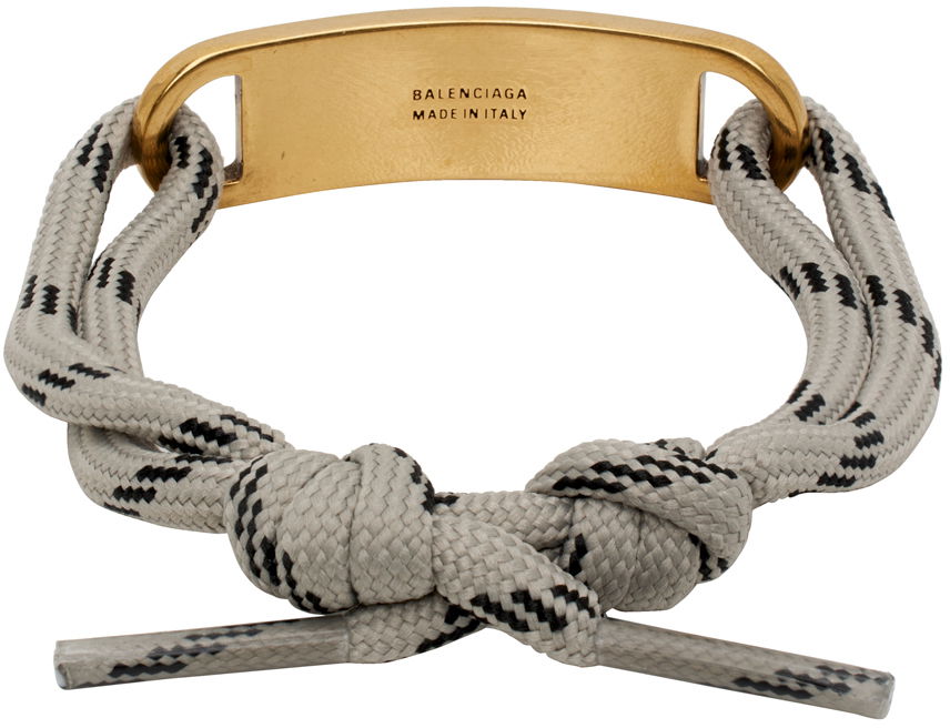 Náramok Balenciaga Plate Bracelet Béžová | 656418 TVX4G, 1