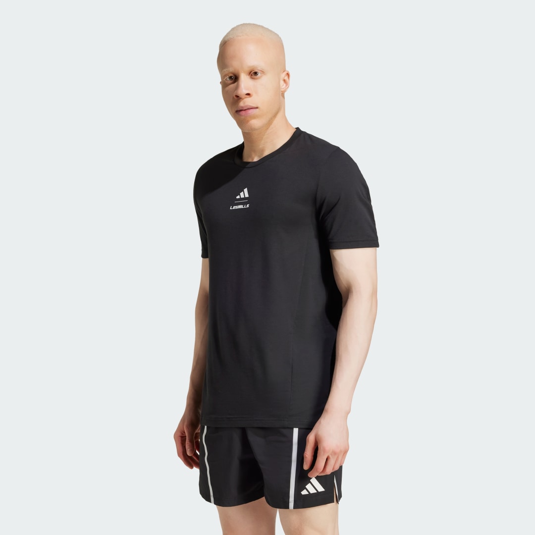 Tričko adidas Performance Les Mills Graphic Training T-Shirt Čierna | JJ1438, 0
