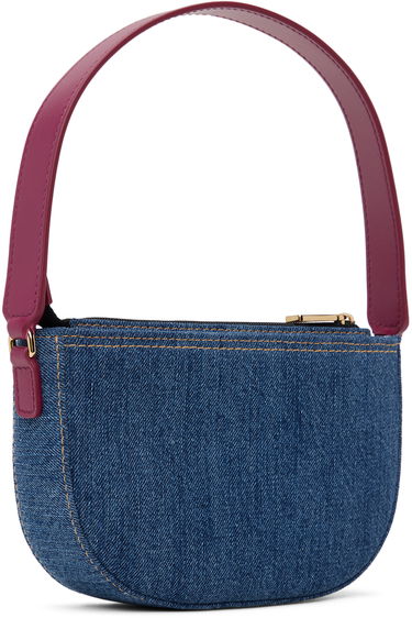 Kabelka Dolce & Gabbana Dolce&Gabbana Denim Crystal-Embellished Shoulder Bag Modrá | EB0242 A4805, 2