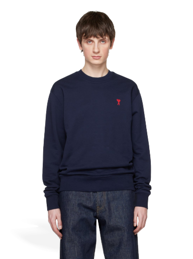 Mikina AMI Sweatshirt Navy | USW001.730