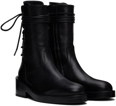 Oblečenie Ann Demeulemeester Ann Demeulemeester Henrica Leather Boots Čierna | 2201-W-A02-380-099, 3
