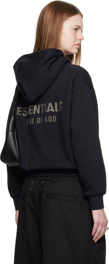 Mikina Fear of God Fear of God ESSENTIALS Classic Fit Hoodie Čierna | 192SP255540FW, 2
