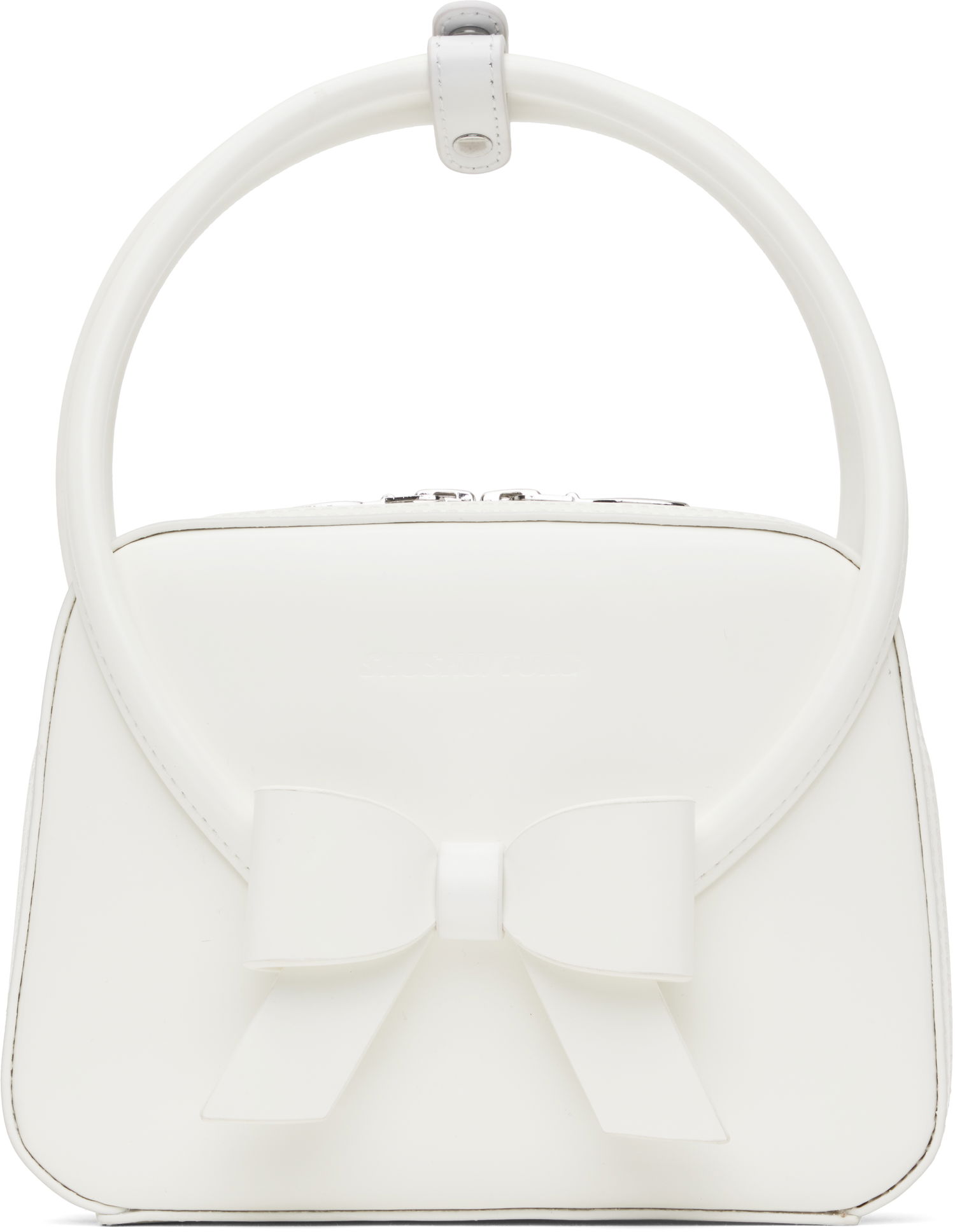 Kabelka SHUSHU/TONG SHUSHU/TONG Stereo Bow Bag Biela | FSDDAC01 LEA001, 0