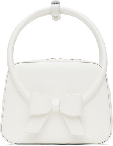 Kabelka SHUSHU/TONG SHUSHU/TONG Stereo Bow Bag Biela | FSDDAC01 LEA001, 0