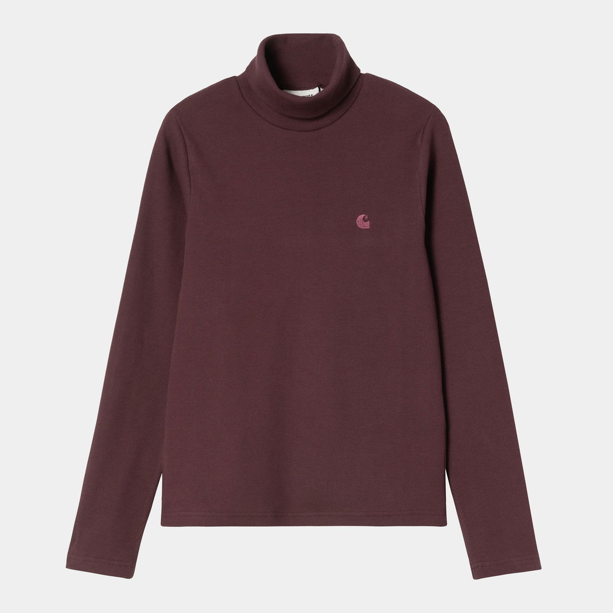 Tričko Carhartt WIP Philipa Long Sleeve Mock Neck T-Shirt Vínová | I035470_9, 0