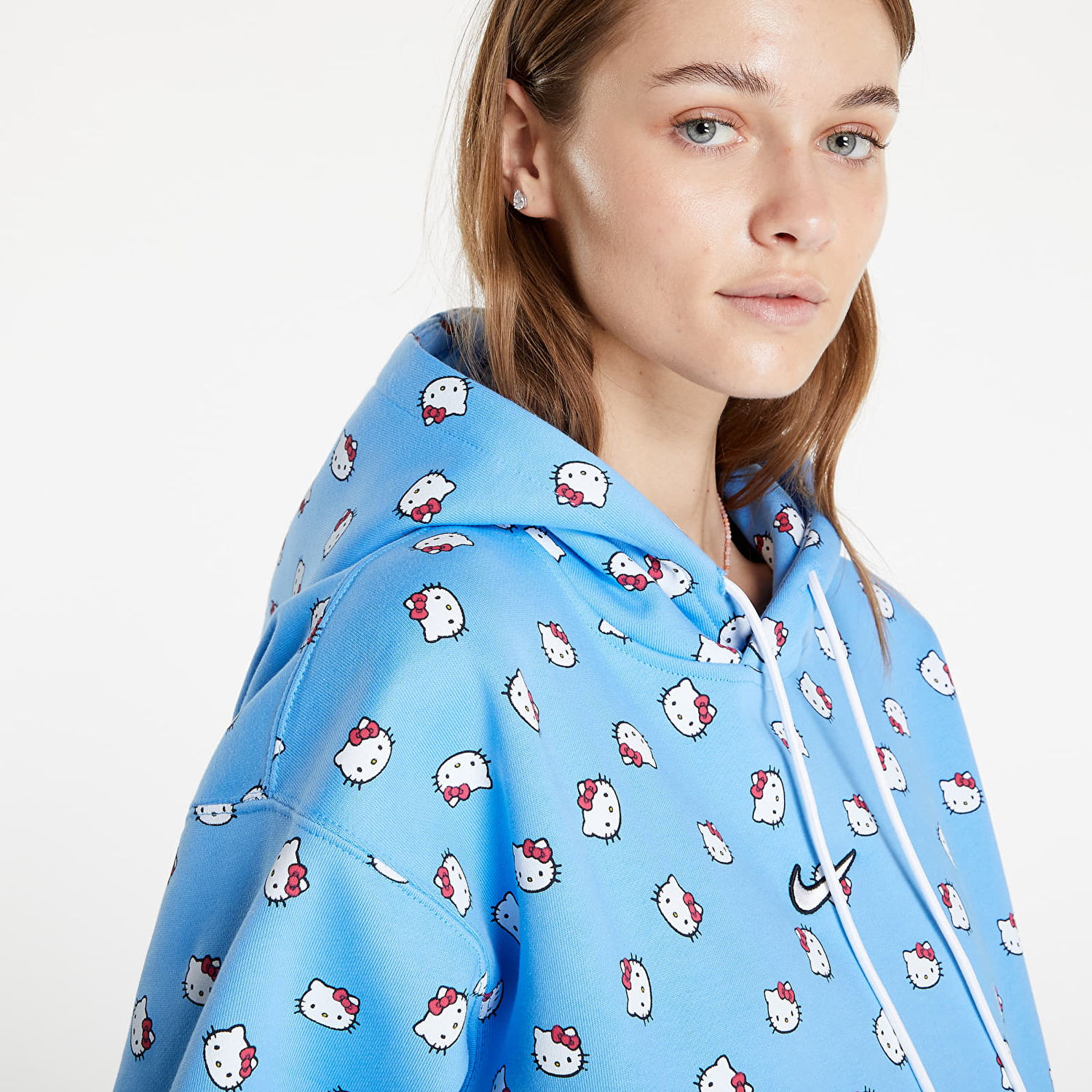 Mikina Nike Hello Kitty x Fleece Hoodie Modrá | DR5515-412, 1