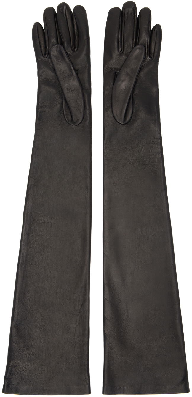 Rukavice Valentino Nappa Gloves Čierna | 5W0GCA19WBU, 1