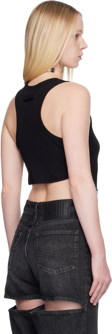 Tielko Jean Paul Gaultier Jean Paul Gaultier 'The Garter Bra' Tank Top Čierna | 25/04-W-BR013-J014-00, 2