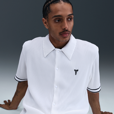 Košeľa Nike Kobe Pleated Basketball Short Sleeve Shirt Biela | IB0020-100, 4
