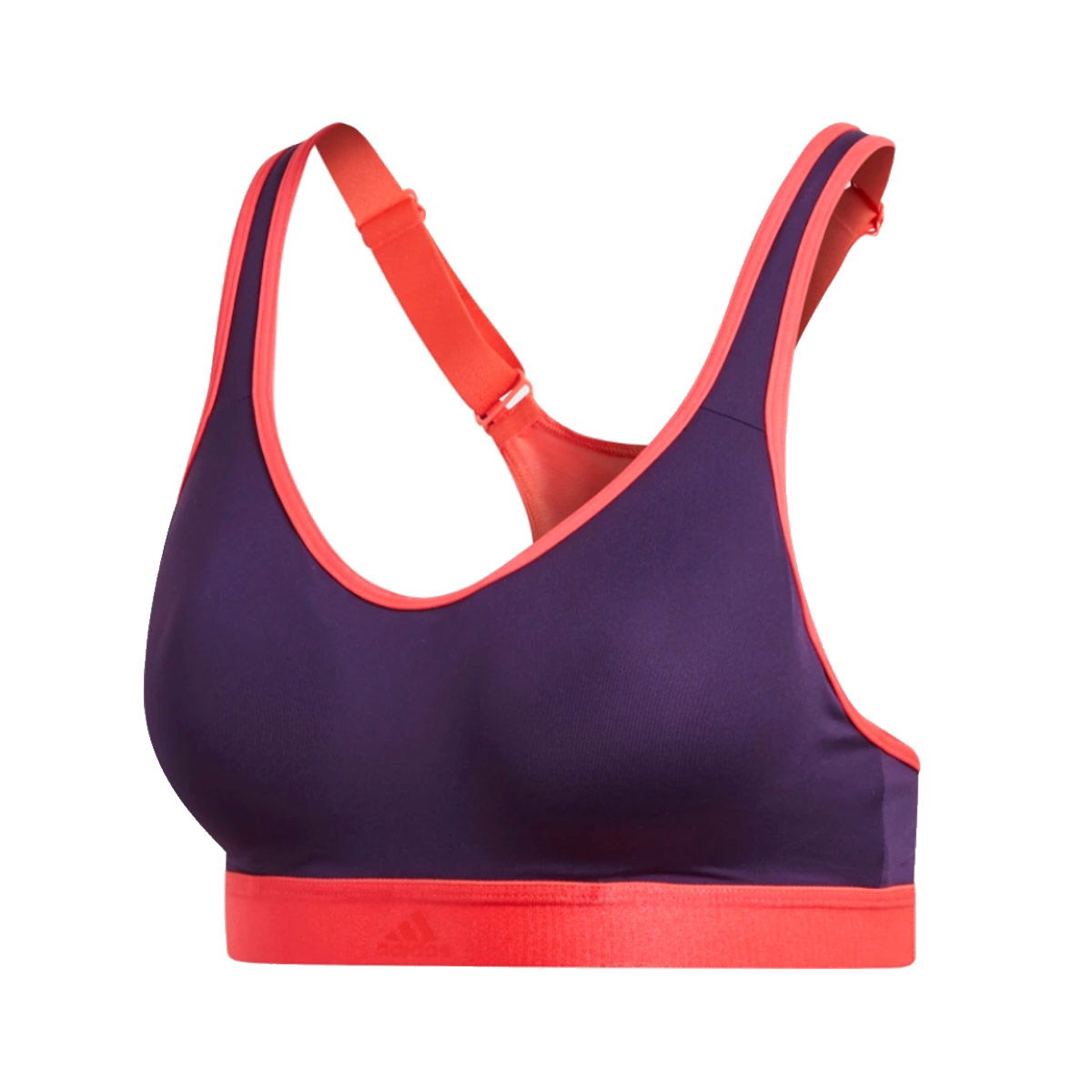 Podprsenka adidas Originals STRNGR Racer Sports Bra Fialová | DU6668, 0
