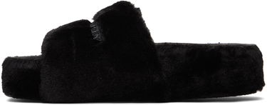 Tenisky a topánky Stella McCartney Signature Fuzzy Slides Čierna | 810234E00114, 2