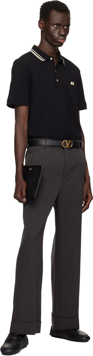 Opasok Valentino Valentino Garavani VLogo Signature Belt Čierna | 6Y2T0Q90ECU, 2