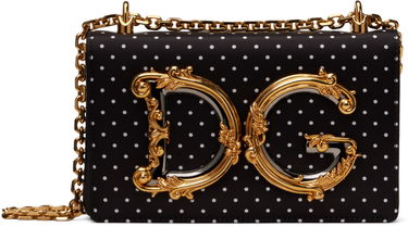Taška cez rameno Dolce & Gabbana Medium 'DG' Shoulder Bag Čierna | BB6498AV885, 0