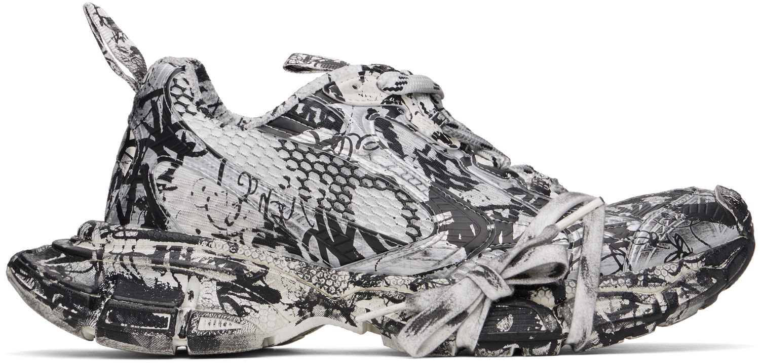 Tenisky a topánky Balenciaga 3XL Extreme Graffiti Čierna | 734731 W2RG3, 0