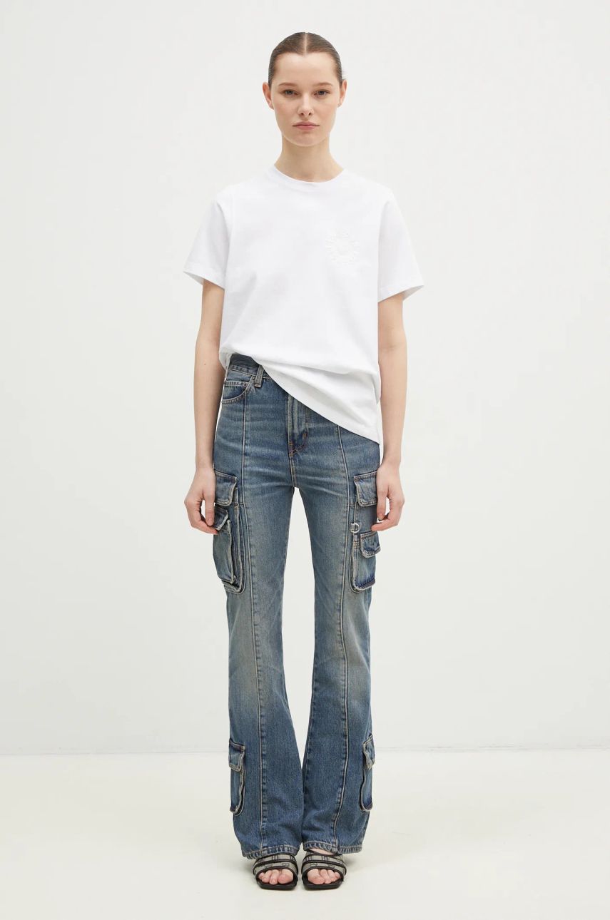 Multipocket Flared High Waist Jeans