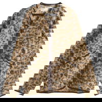 Universal Works Leopard Wool Fleece Liner Jacket, Size Large