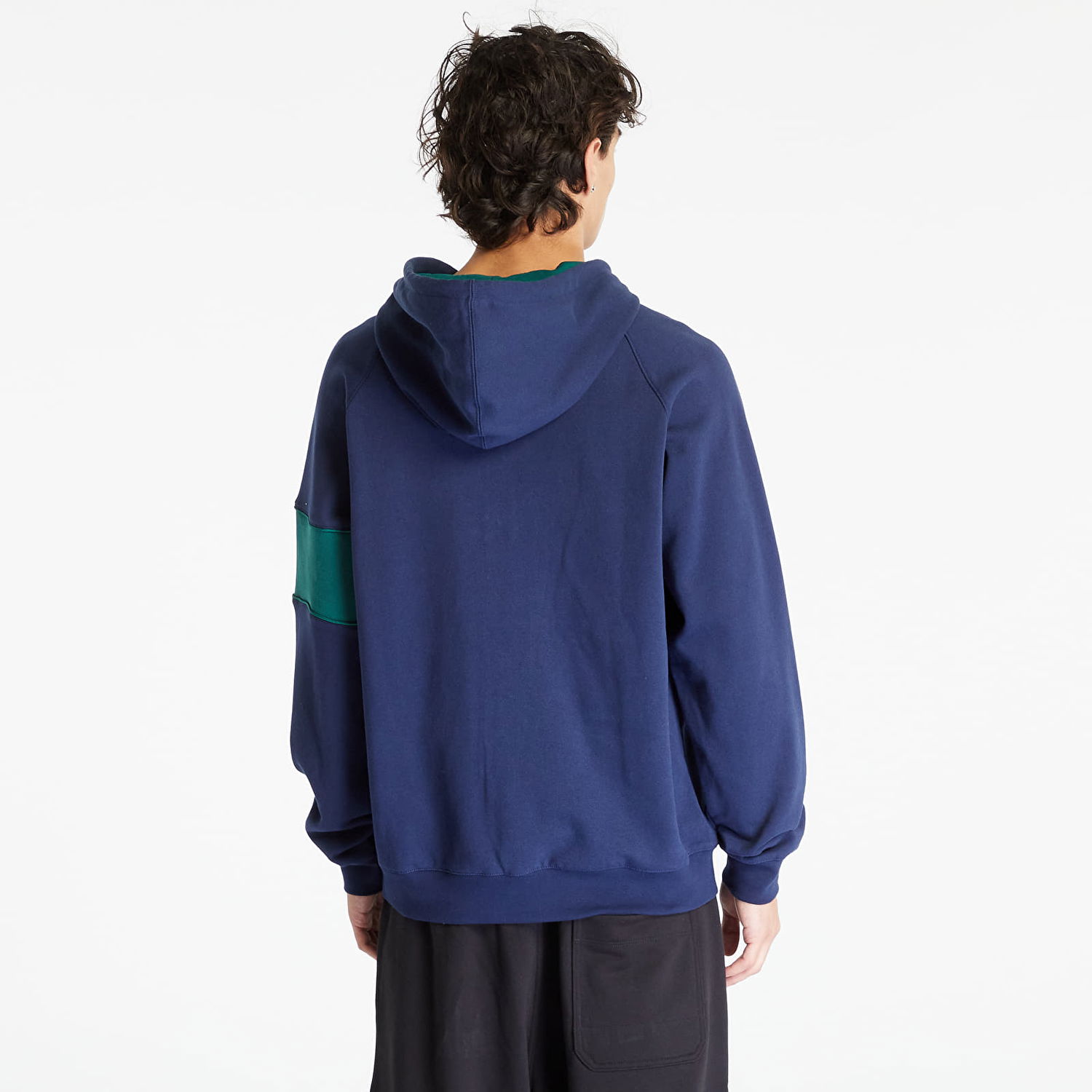 Mikina adidas Originals Hack Ny Half-Zip Hoodie Navy | IP9486, 1
