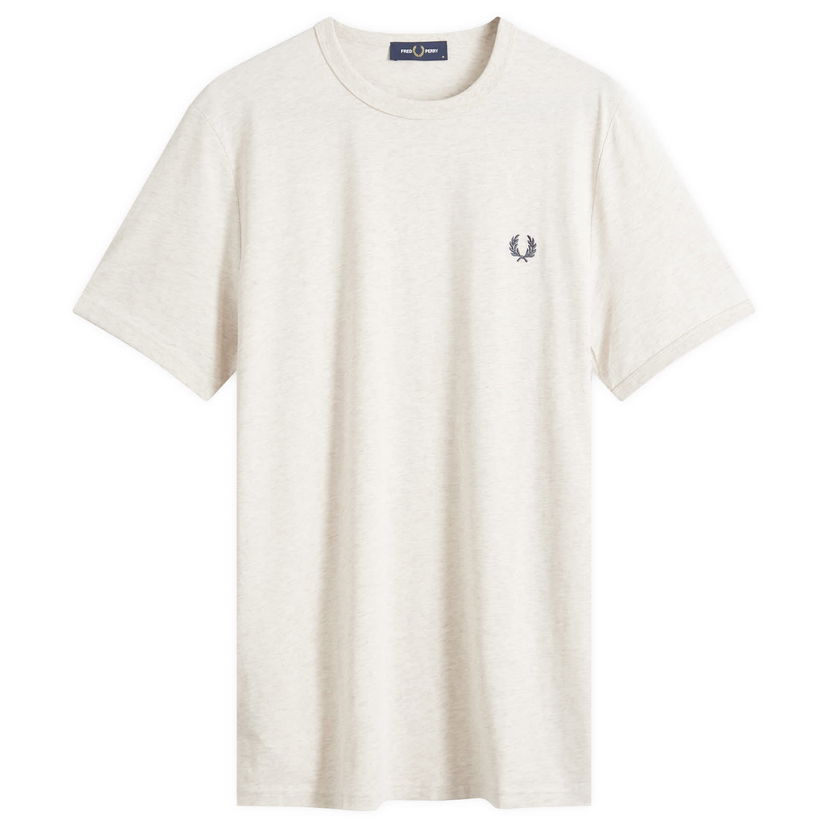 Tričko Fred Perry Ringer T-Shirt Biela | M3519-X23