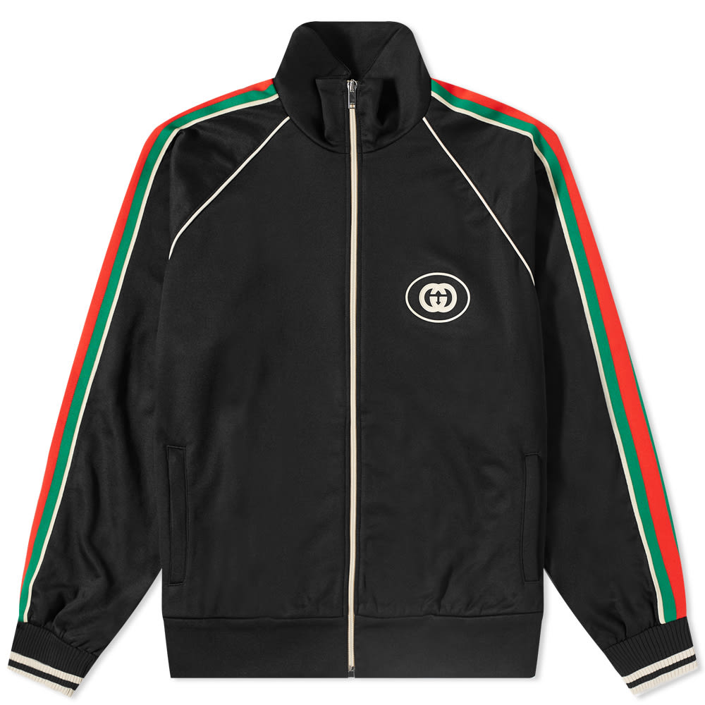 Bunda Gucci GG Piping Track Jacket Čierna | 696802-XJEES-1152, 0