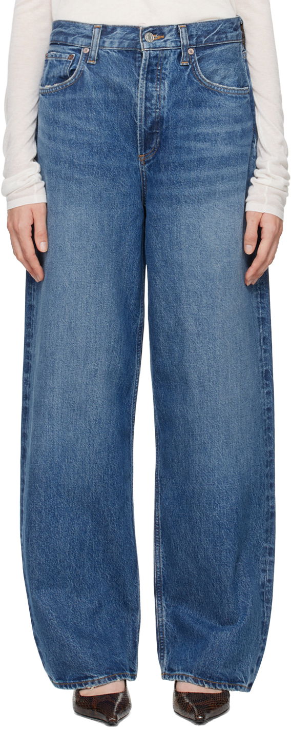 Džínsy AGOLDE Low Slung Baggy Jeans Modrá | A9079B-1535