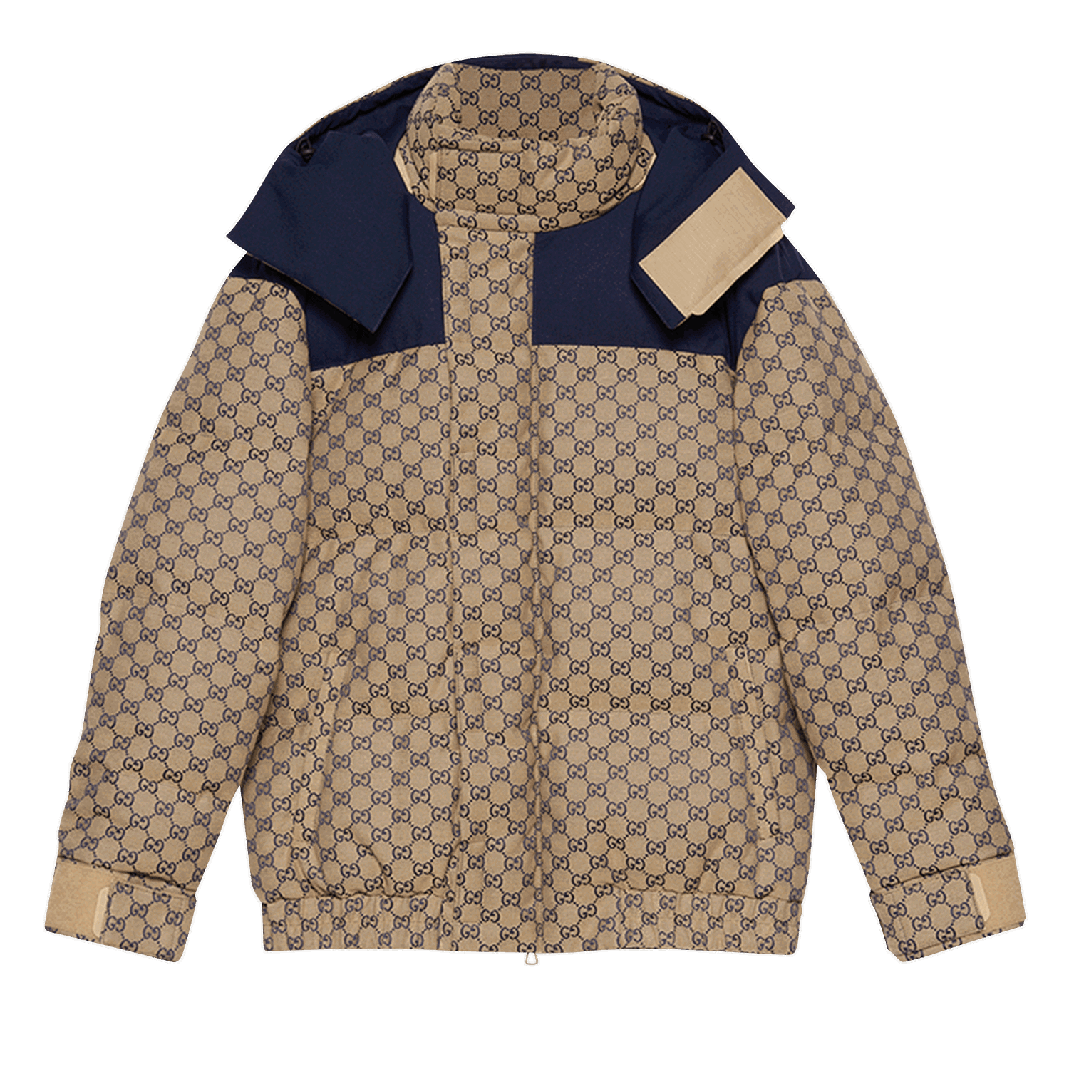 Bunda Gucci GG Canvas Goose Down Jacket Béžová | 715535 Z8A52 9120, 0