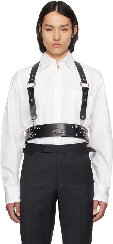 Opasok Vivienne Westwood Vivienne Westwood Studs Harness Belt Čierna | 82110002U-L001R-, 0