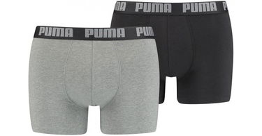 Boxerky Puma 2 Pack Basic Boxers Šedá | 521015001-691, 1