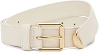 Voyou Leather Belt with Gold-Tone Buckle