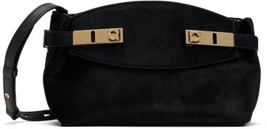 Kabelka FERRAGAMO Salvatore Ferragamo Hug Soft XS Crossbody Bag Čierna | 779733, 0