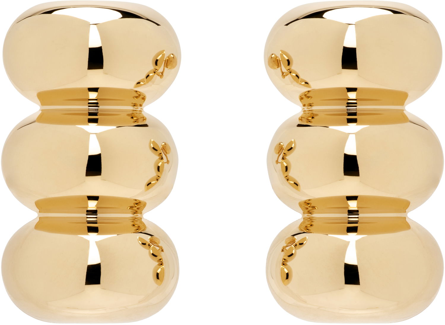 Náušnice Alaïa ALAÏA Gold-Tone Bumper Earrings Žltá | AA2B179LA006, 0