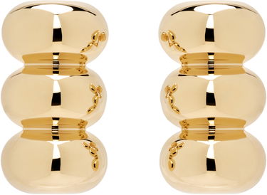 Náušnice Alaïa ALAÏA Gold-Tone Bumper Earrings Žltá | AA2B179LA006, 0
