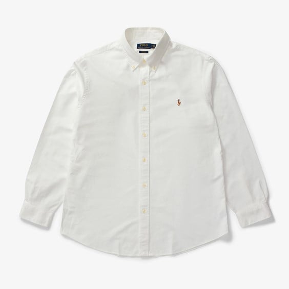 Košeľa Polo by Ralph Lauren Custom Fit Oxford Shirt Biela | 710792041001, 0