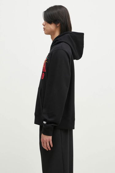 Mikina BILLIONAIRE BOYS CLUB Billionaire Boys Club Duck Embroidered Straight Logo Popover Hoodie Čierna | B24450, 1