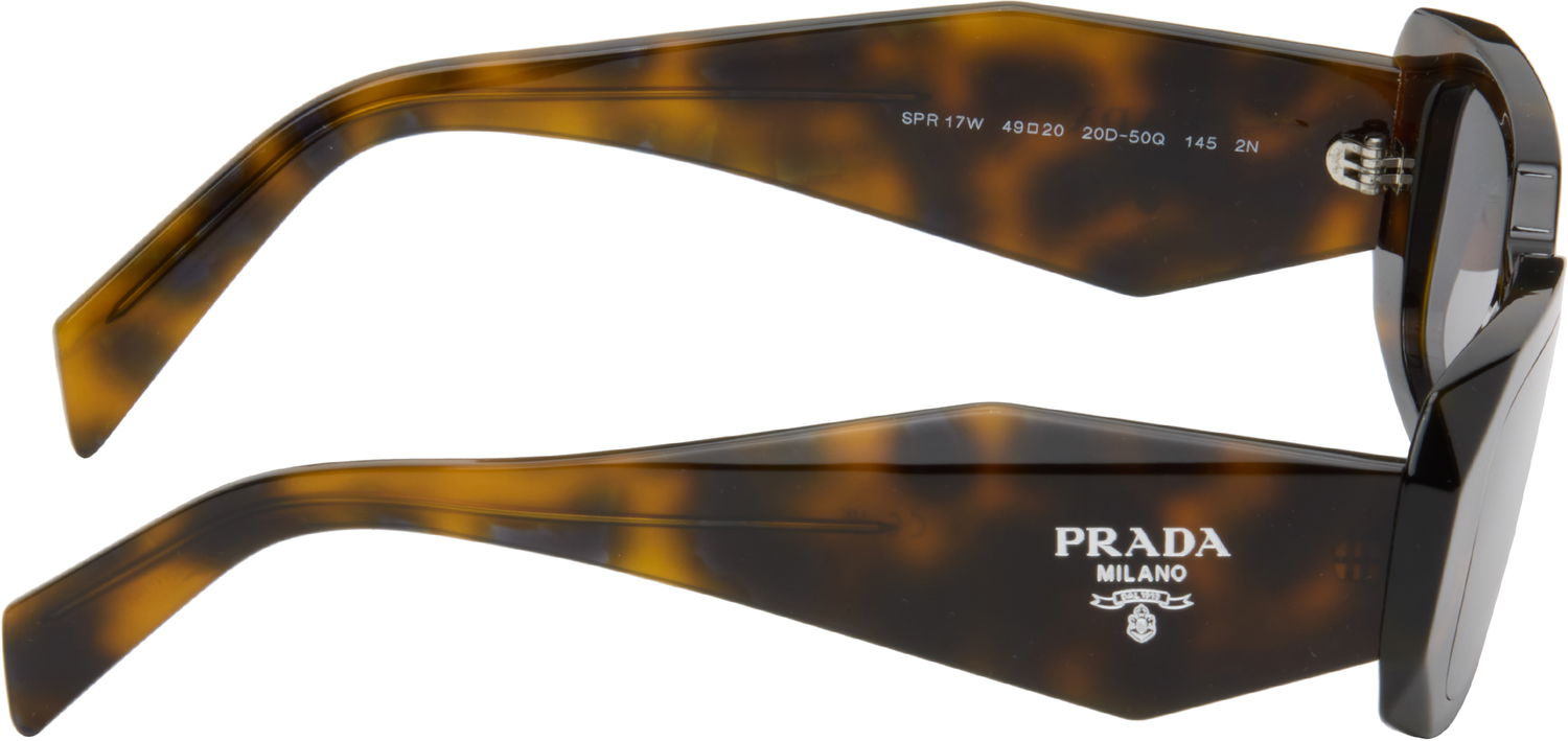 Slnečné okuliare Prada Chunky Geometric Sunglasses Symbole Hnedá | 0PR 17WS 20D50Q49 8056262511459, 1