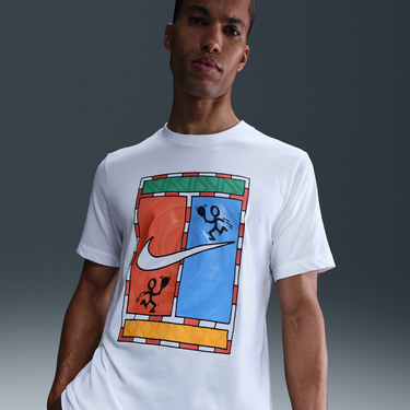 Tričko Nike NikeCourt Dri-FIT Tennis T-Shirt Biela | HJ3470-100, 2