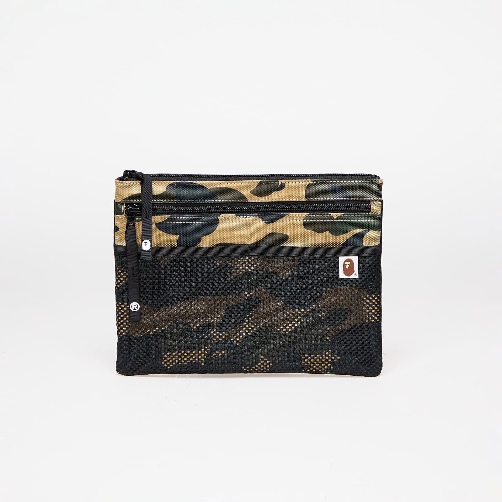 A BATHING APE 1St Camo Cordura Sacoche Yellow 1L