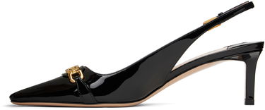 Tenisky a topánky Tom Ford TOM FORD Whitney Patent Leather Slingback Heels Čierna | W3522-LCL072G, 2