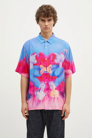 Košeľa Pleasures Interaction Button Down Shirt Rôznofarebný | P24F028, 0
