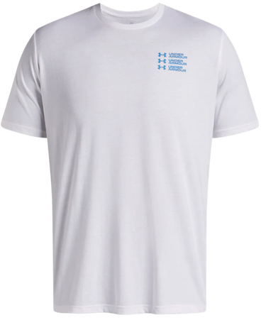 Tričko Under Armour Triple Stack Logo Short Sleeve T-Shirt Biela | 6004173-100, 4