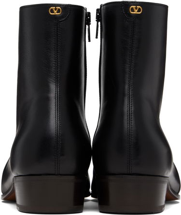Tenisky a topánky Valentino Valentino Garavani Pat Ankle Boots Čierna | 7Y2S0K02DQX, 1