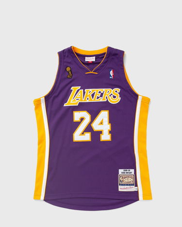 Dres Mitchell & Ness NBA AUTHENTIC JERSEY LOS ANGELES LAKERS ROAD FINALS 2008-09 KOBE BRYANT #24 Fialová | AJY4EL18017-LALPURP08KBR, 2